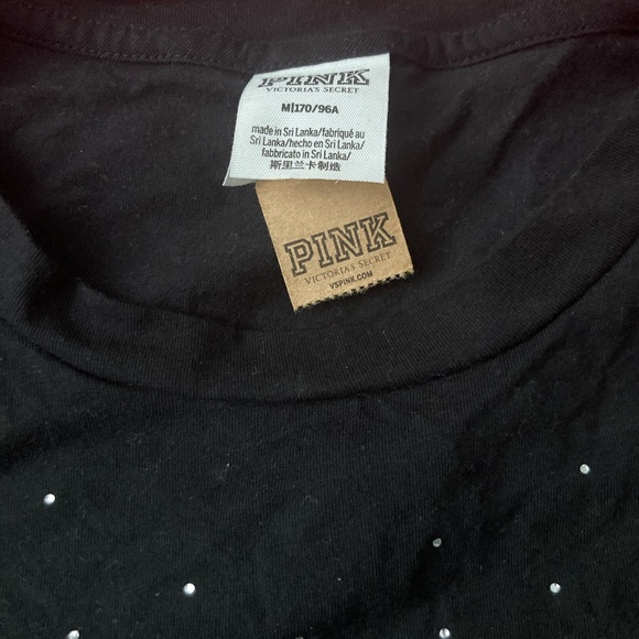 Pink Victoria’s Secret Bling tee shirt size Medium - Picture 5 of 6